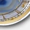 Designart Golden Water Agate Oversized Wall Clock